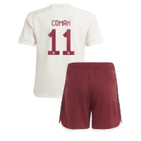 Billiga Bayern Munich Kingsley Coman #11 Barnkläder Tredje fotbollskläder till baby 2023-24 Kortärmad (+ Korta byxor)